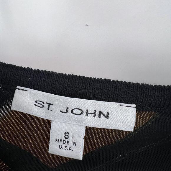 vintage St. John striped tank top Y2K - Picture 2 of 6